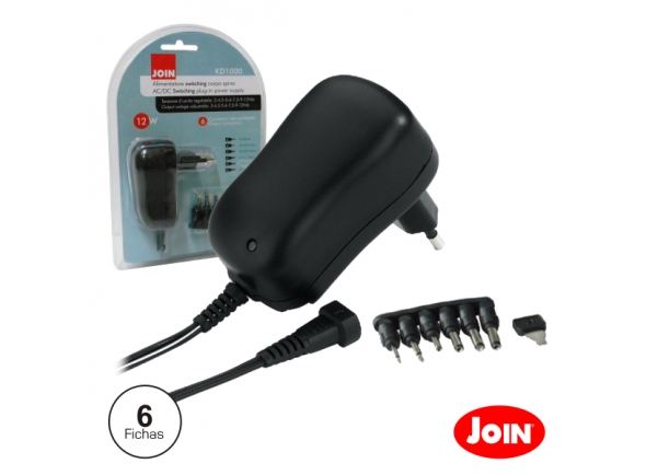 Join Alimentador Compacto Comutado 3-12V 1A 12W Join Alimentador Compacto Comutado 3-12V 1A 12W